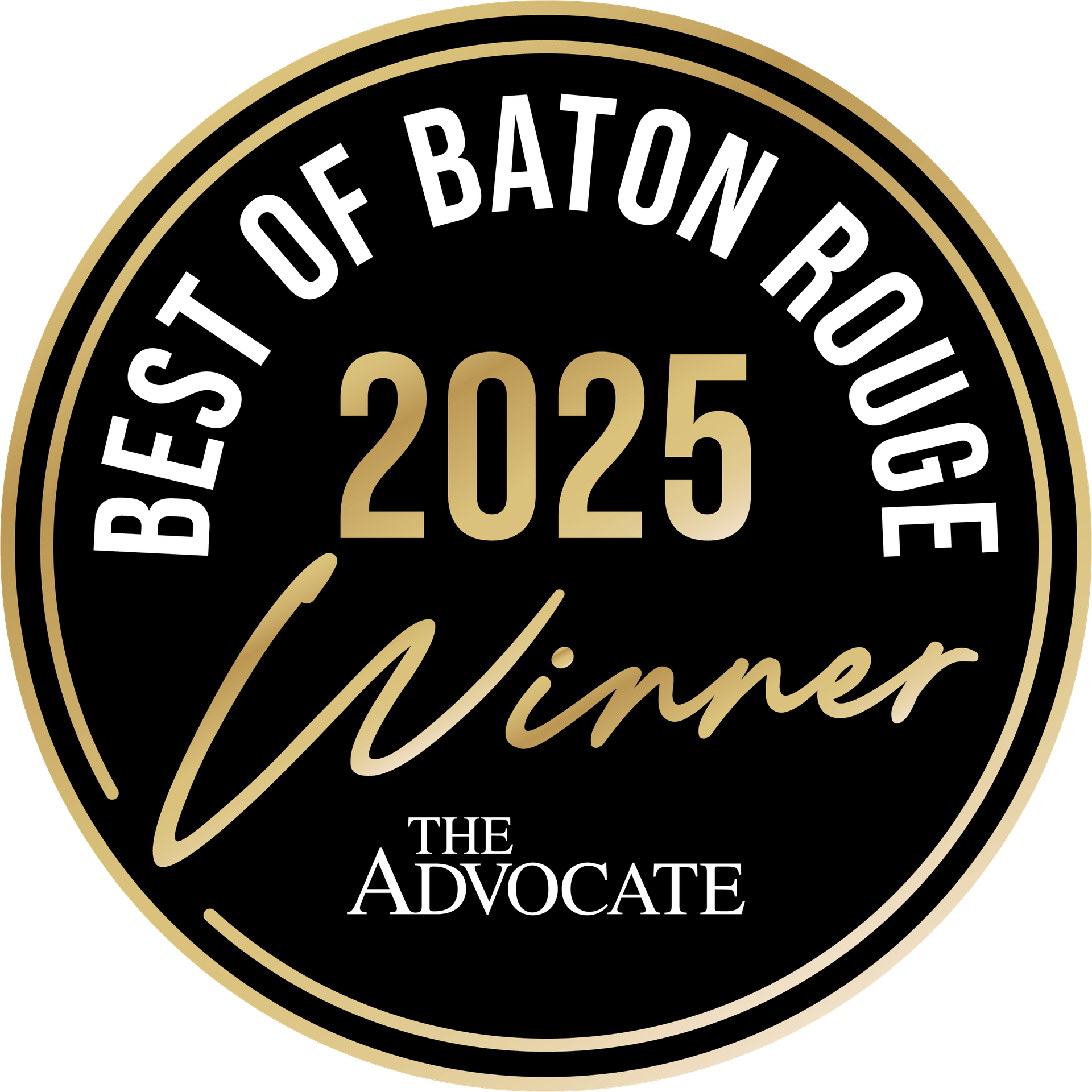 2025 Best of Baton Rouge Gold Winner