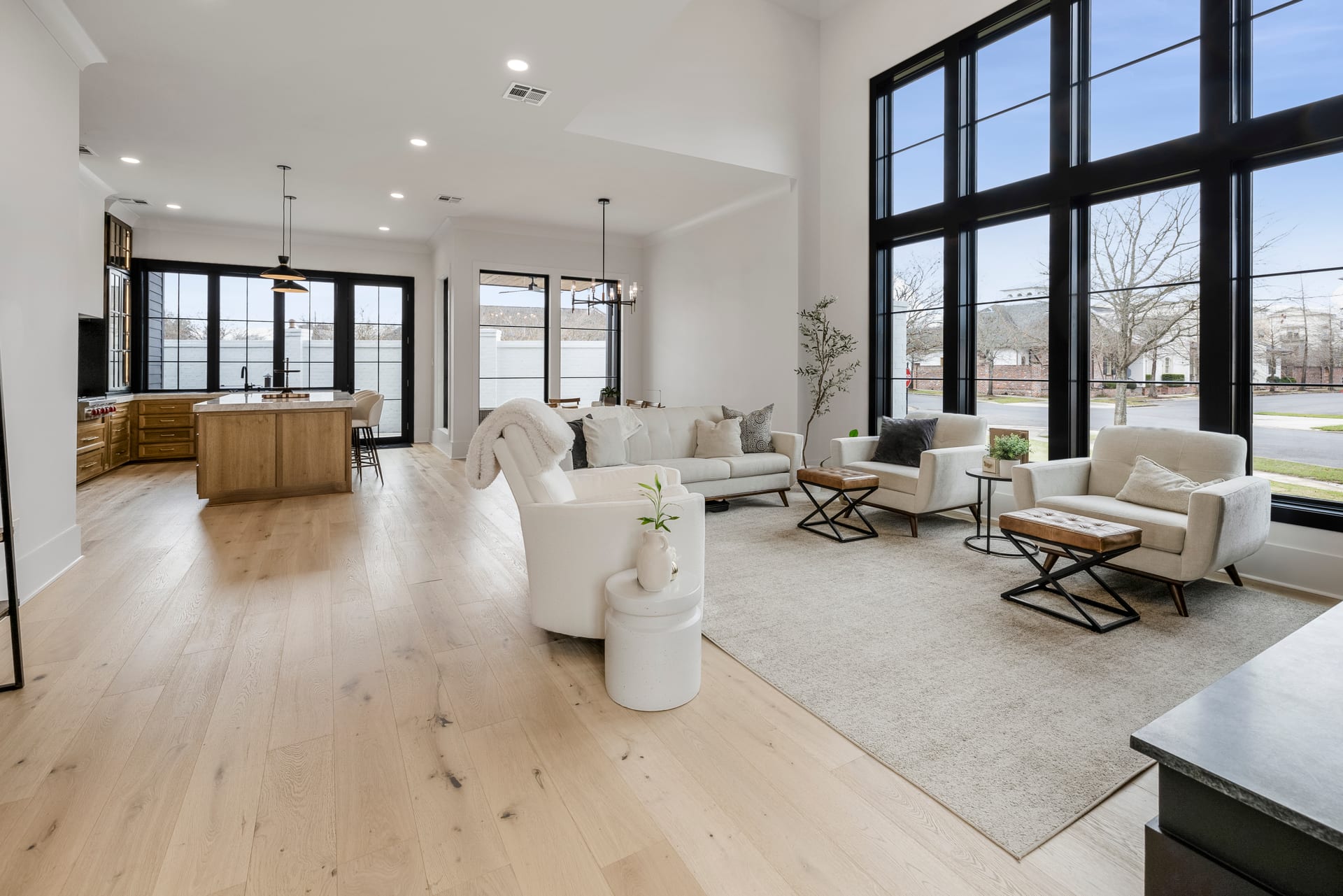 Finished living room