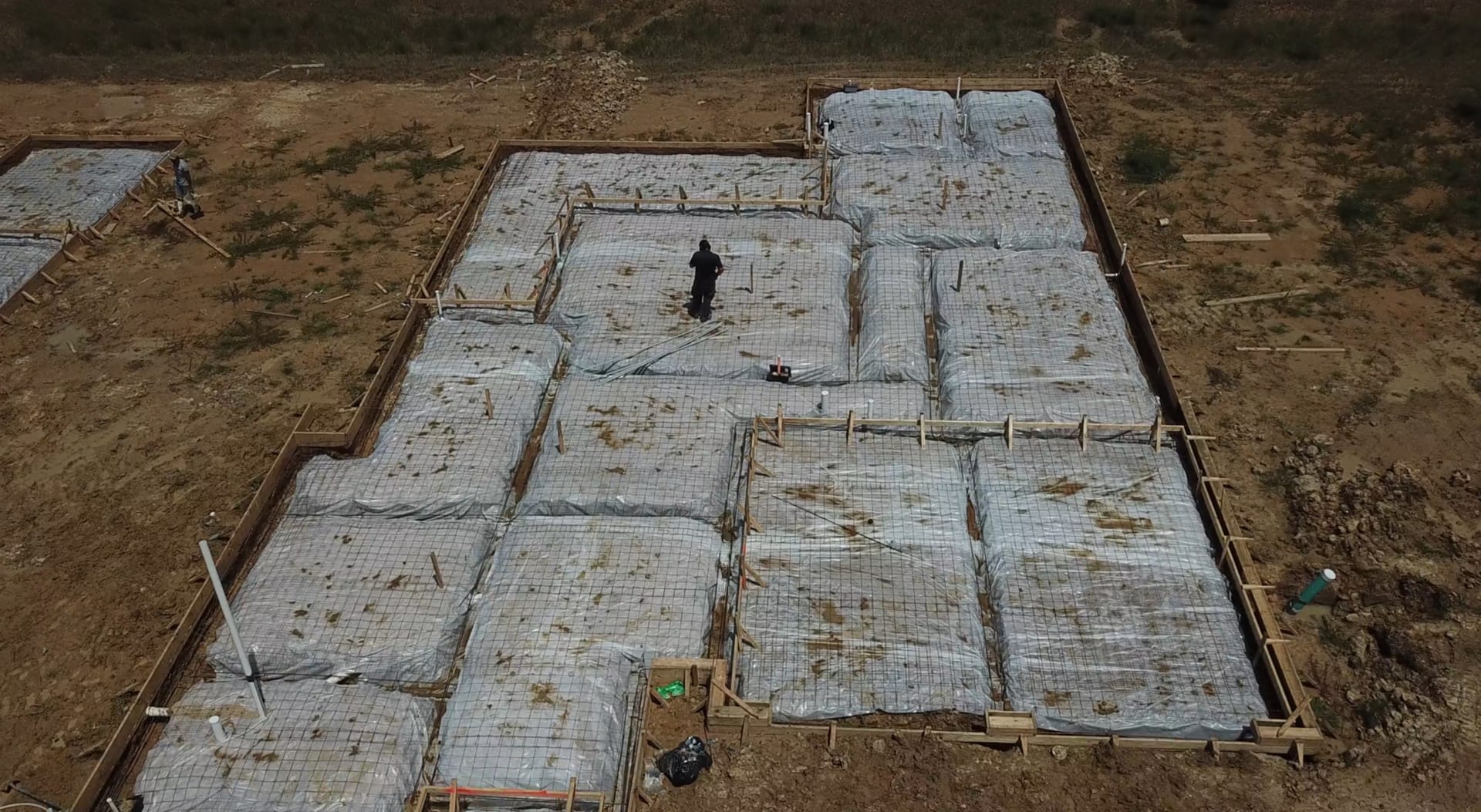 Foundation slab work